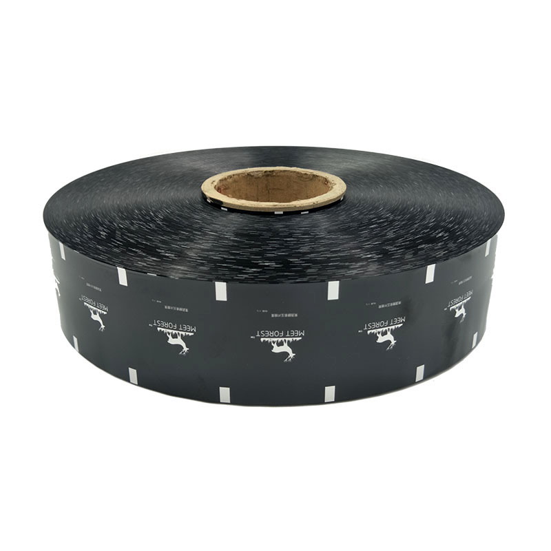 黑色印刷鋁箔食品卷膜定做 復合包裝卷膜