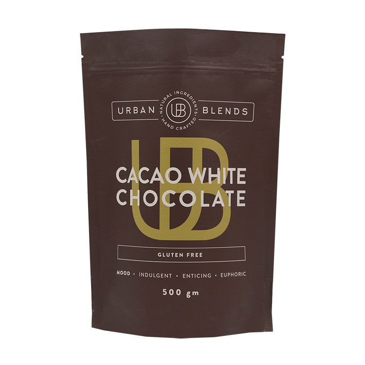 牛皮紙鋁箔自立自封咖啡包裝袋